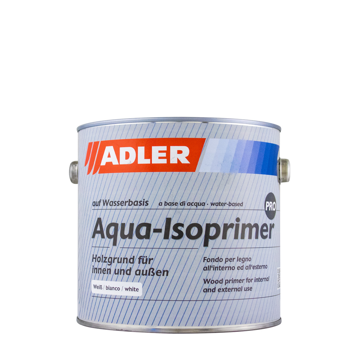 Adler Aqua Isoprimer Pro weiß 2,5L, isolierender Holzgrund
