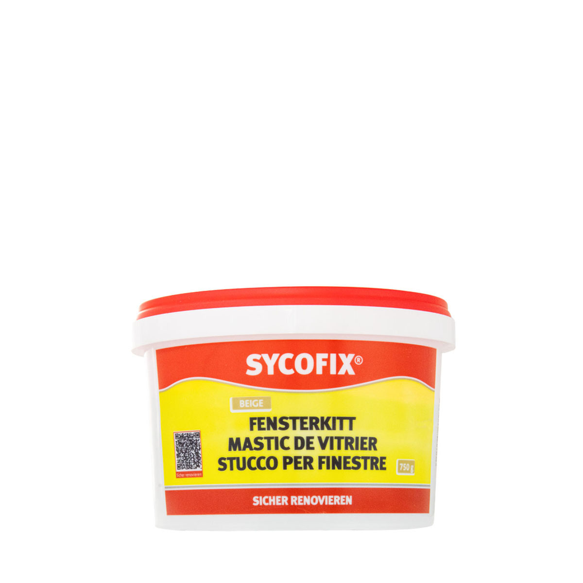 Sycofix Fensterkitt 750g, Holzspachtel, Glaserkitt, Reparaturspachtel, Fertigspachtel