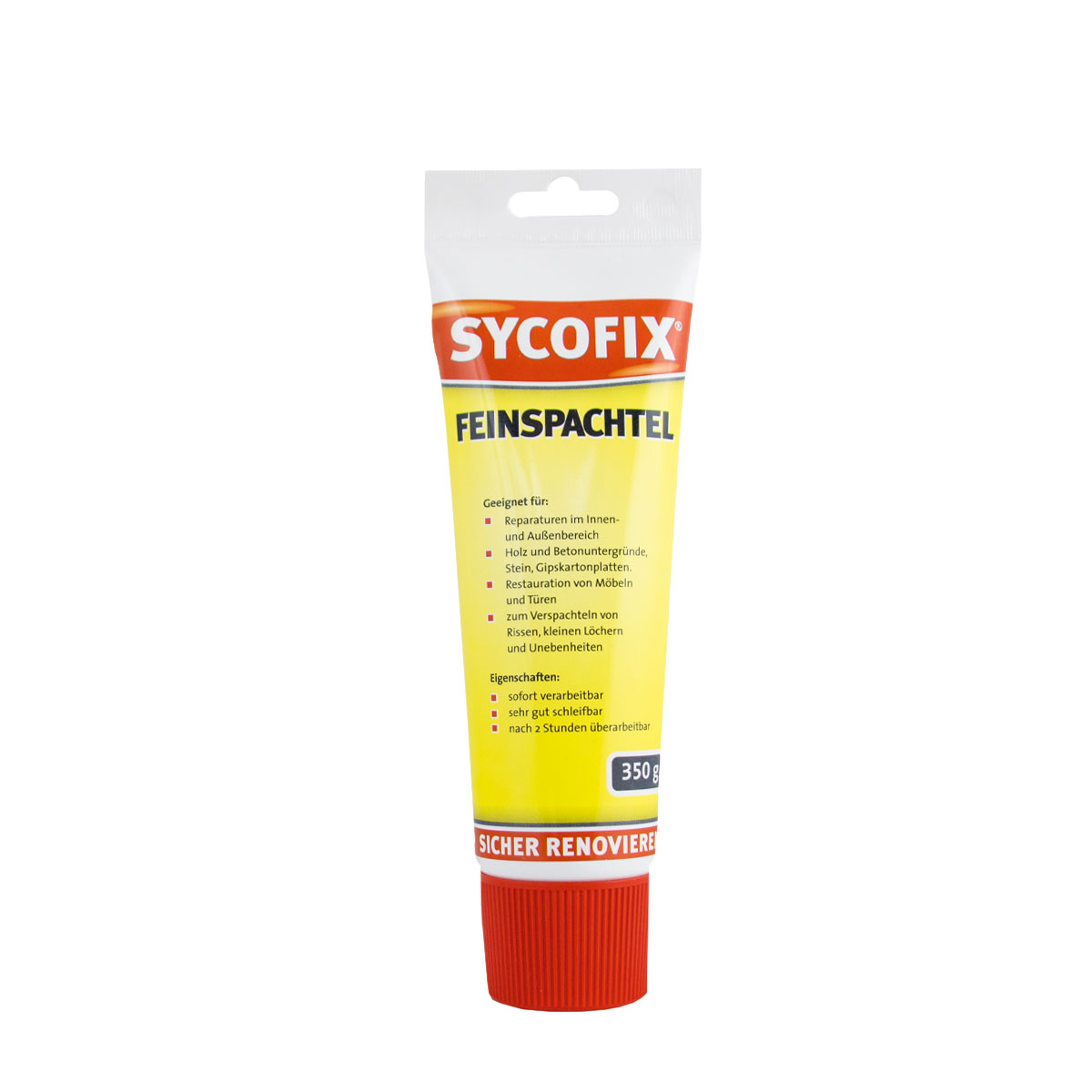 Sycofix Feinspachtel 350g, Reparaturspachtel, Fertigspachtel, Kunstharzspachtel