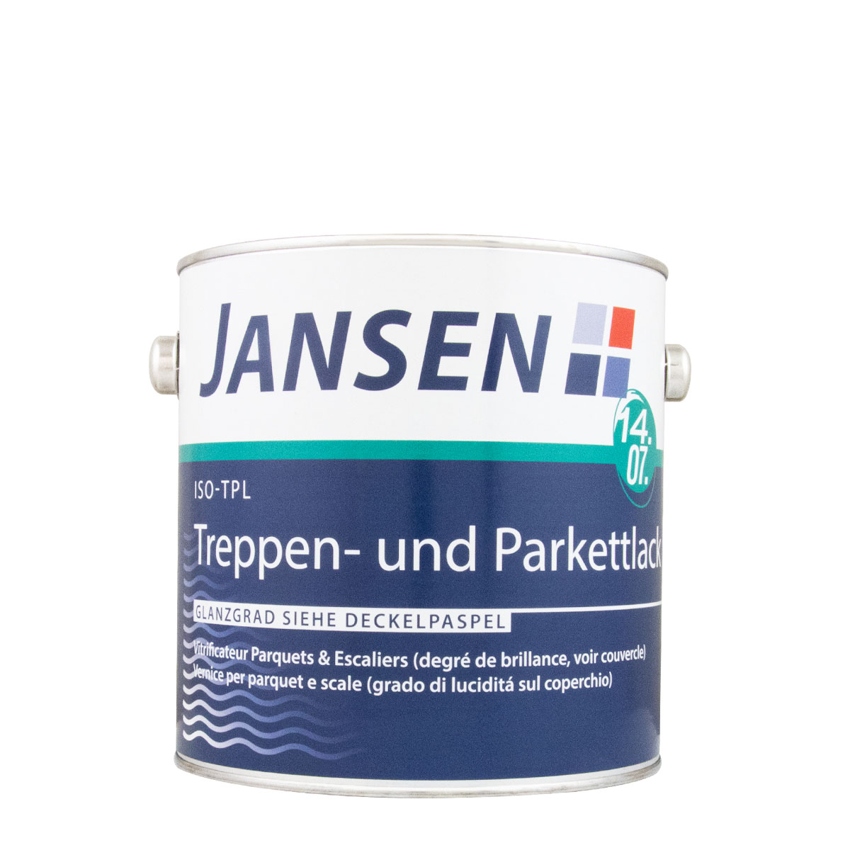 Jansen ISO-TPL Treppen- und Parkettlack weiß 750ml halbmatt, Treppenlack