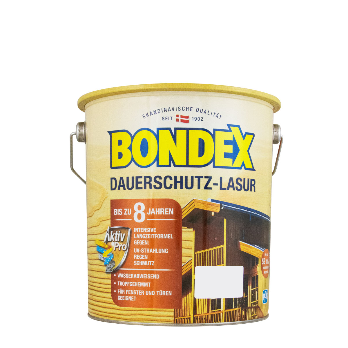 Bondex Dauerschutz-Lasur 750ml eiche, Holzschutzlasur, Fensterlasur, Holzlasur