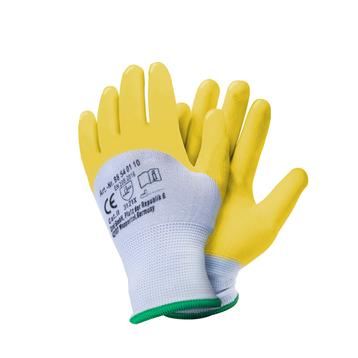 Handschuhe PaintGrip Gr. 10 gelb, Nitrilhandschuhe