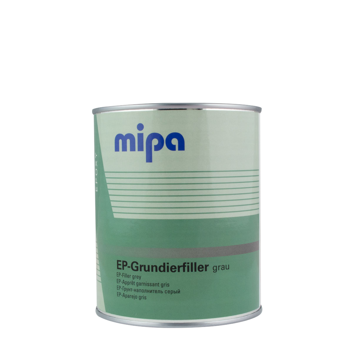 Mipa EP-Grundierfiller 1L hellgrau ca. RAL 7032, 2K Epoxidharz Grundierfüller, Haftgrund
