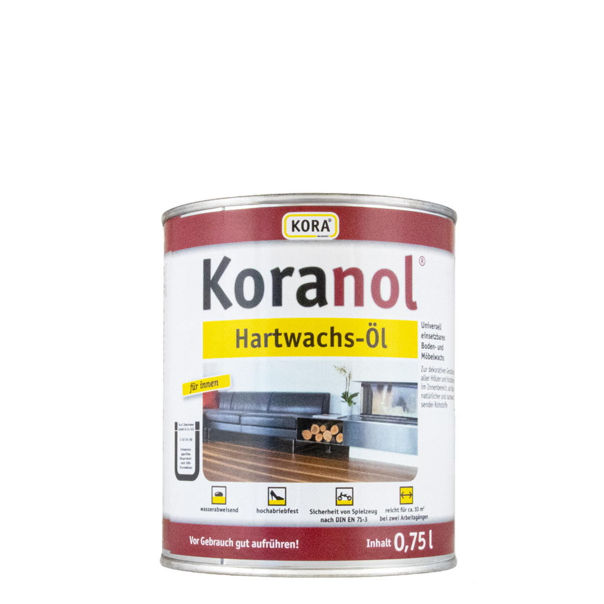 Koranol Hartwachs-Öl 750ml farblos, Holzöl, Holzpflegeöl, Holzwachs