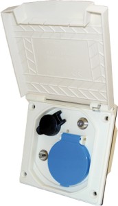 Universal Außensteckdose 230V Antenne Wohnwagen Wohnmobil Caravan