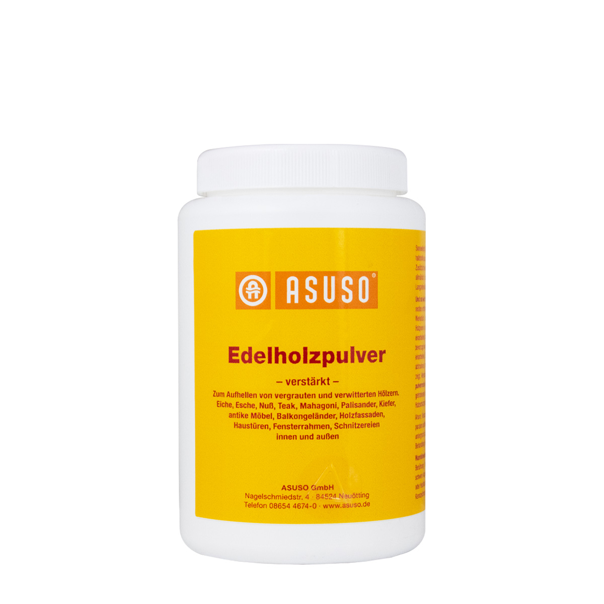 Asuso ML Edelholzpulver 800g wasserlöslich, Aufhellmittel, Oxalsäure, Holzentgrauer