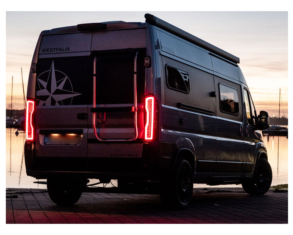 VOLL LED Rückleuchten Fiat Ducato Jumper Boxer Movano Wohnmobil ab 2006 schwarz LED Blinker  LED Bremsleuchte