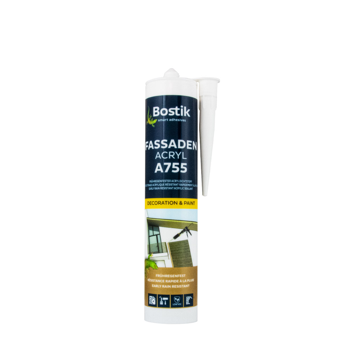 Bostik A755 Fassaden Acryl 300ml weiß, Acryldichtstoff, Fugendichtmasse