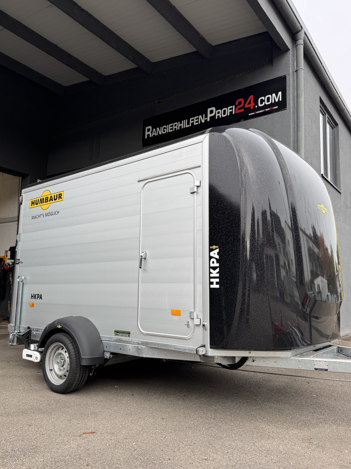 Rangierhilfe Vollautomatsich Pro2.0 KG Humbaur HKPA 20AH Lithium Akku +Einbau
