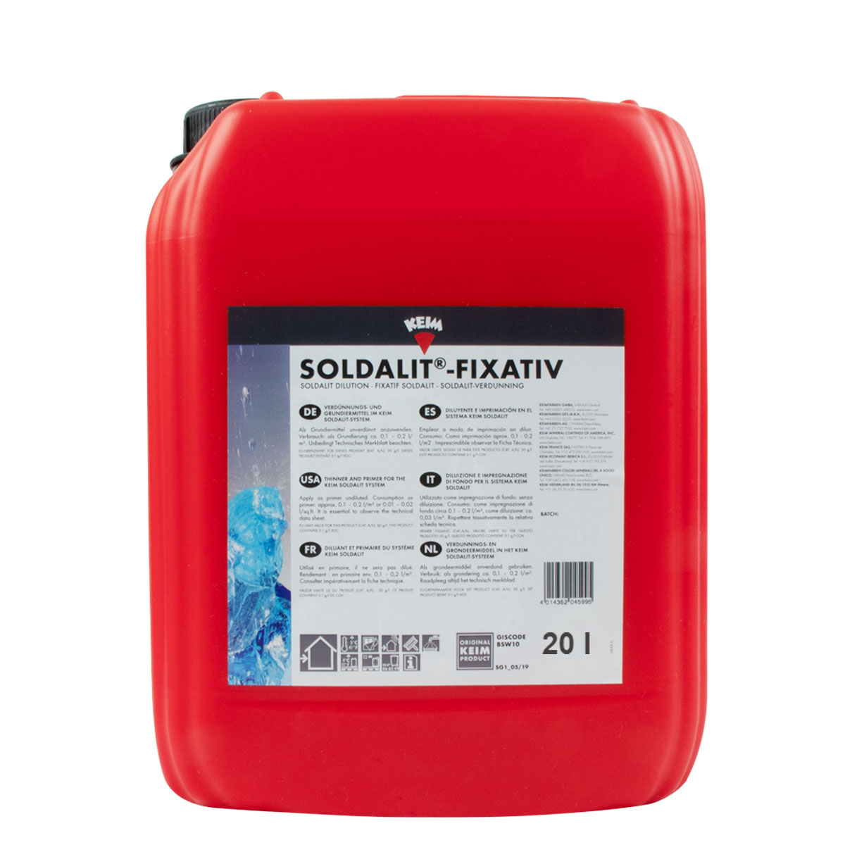 Keim Soldalit-Fixativ, Silikat Grundierung, Tiefengrund, Verdünnung