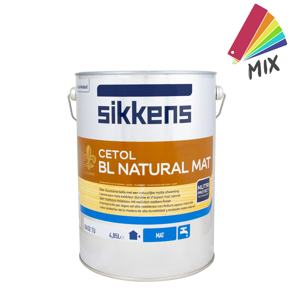 Sikkens Cetol BL Natural Mat 2,5L wunschfarbton, Dünnschichtlasur, Holzlasur