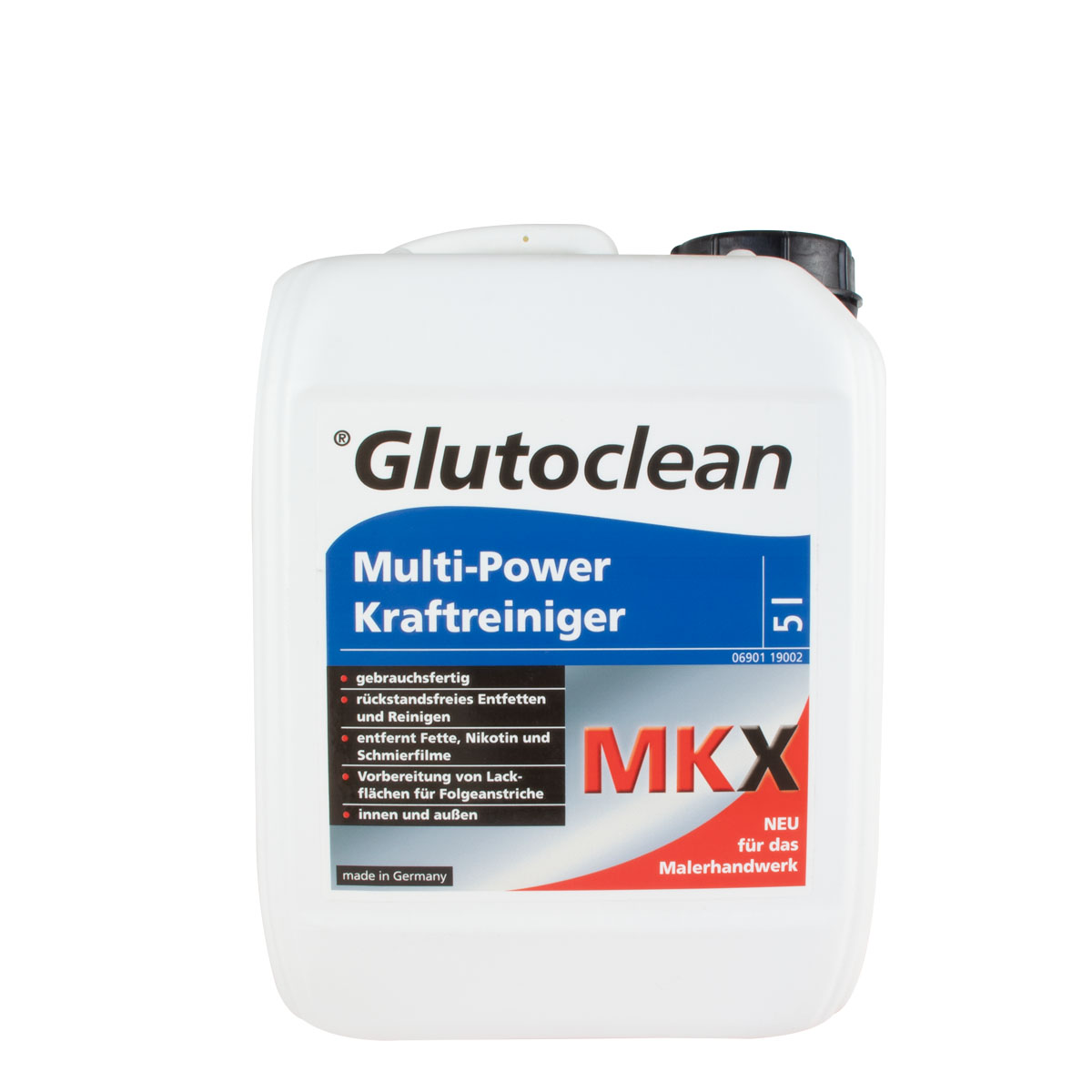 Glutoclean Multi-Power Kraftreiniger MKX, Fettlöser, Nikotin Entferner, Reiniger