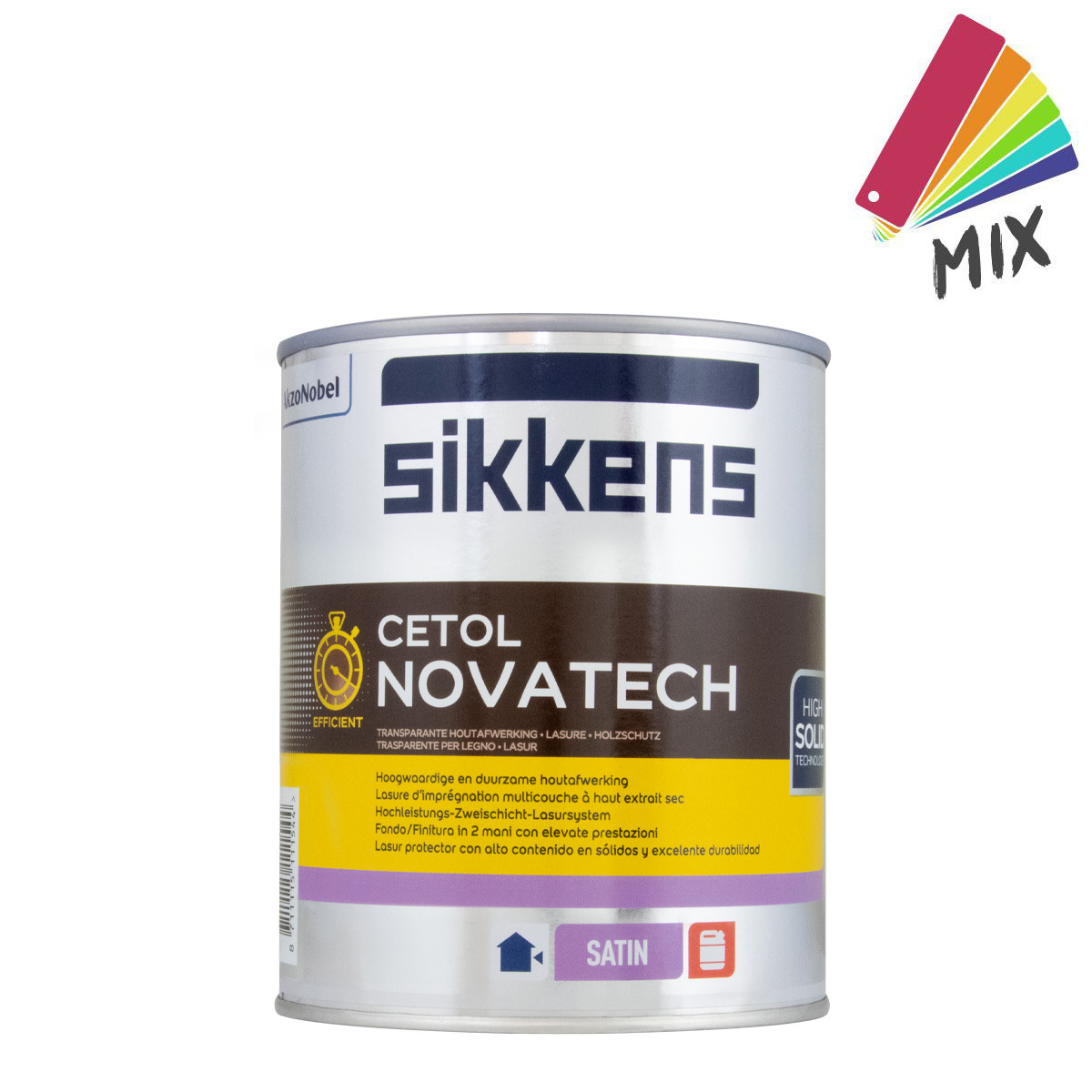 Sikkens Cetol Novatech wunschfarbton 1L, High-Solid Lasur, Holzlasur