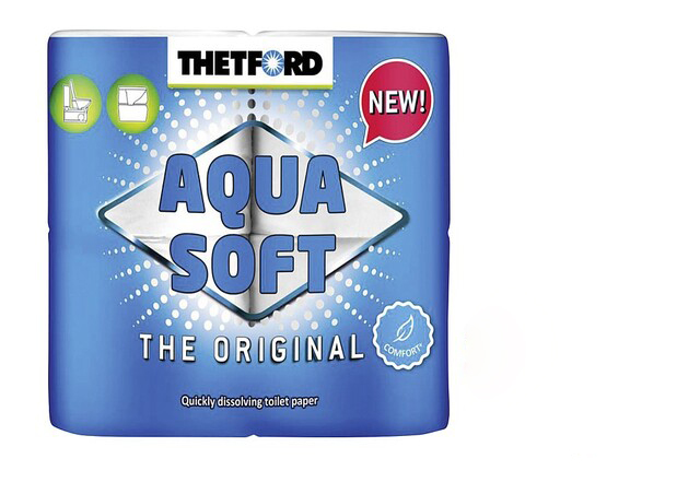 THETFORD Toilettenpapier Aqua Soft 4 Rollen