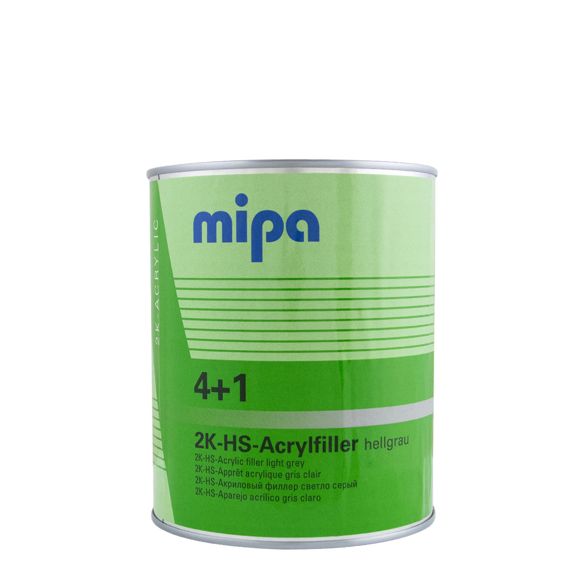 Mipa 4+1 Acrylfiller 2K-HS 1L hellgrau, Dickschichtfüller