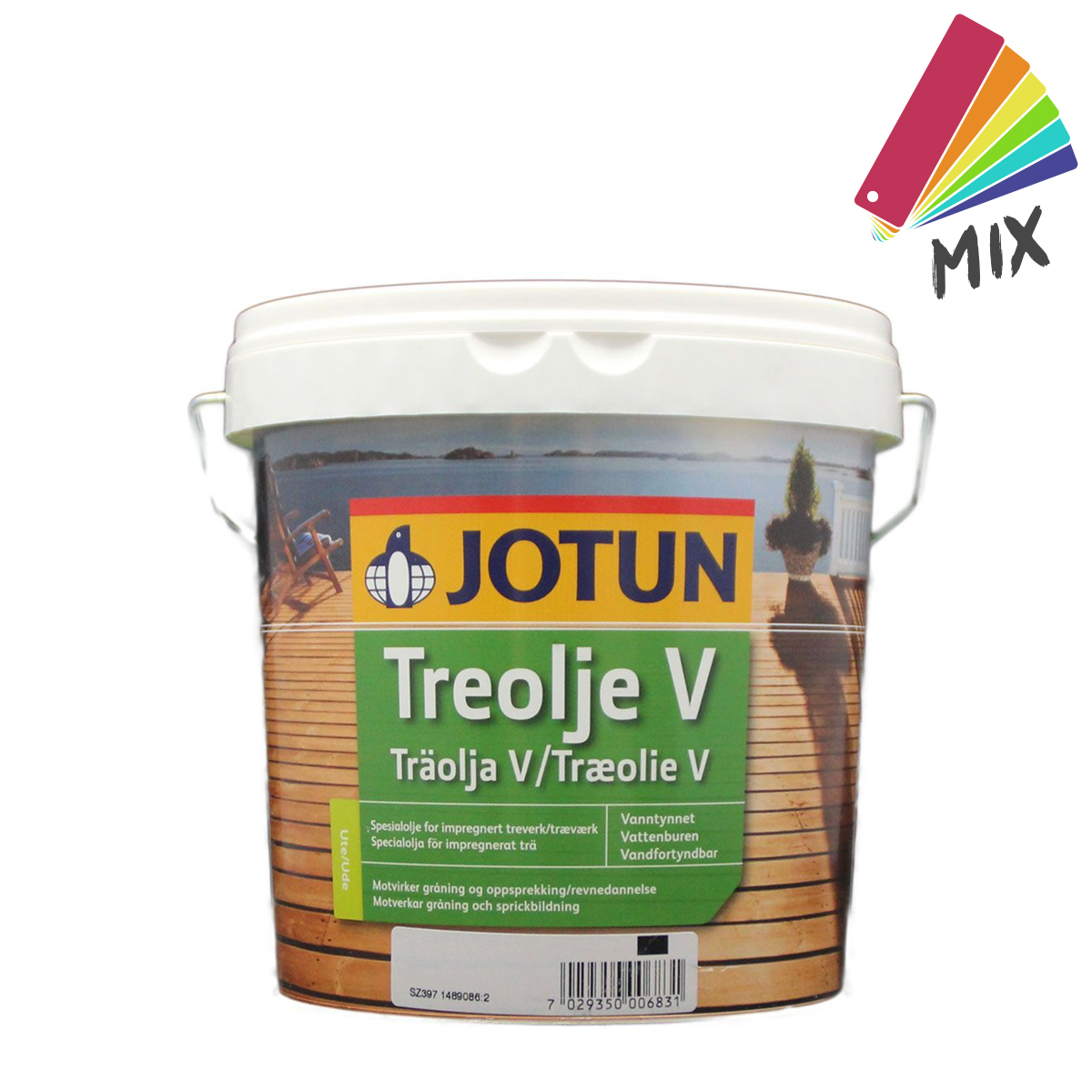 Jotun Treolje V wunschfarbton 3L Holzöl, Gartenholzöl