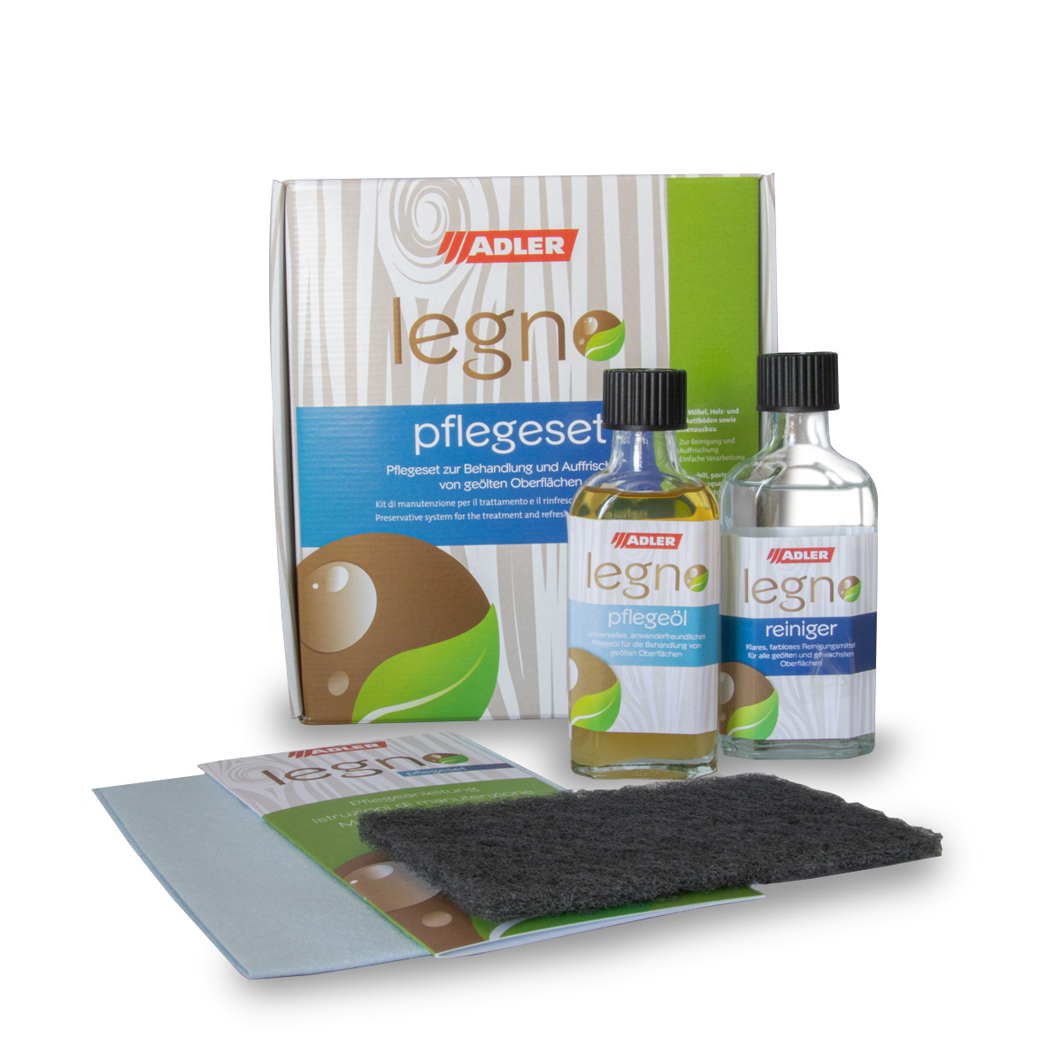 Adler Legno Pflegeset, Reiniger & Pflegeöl