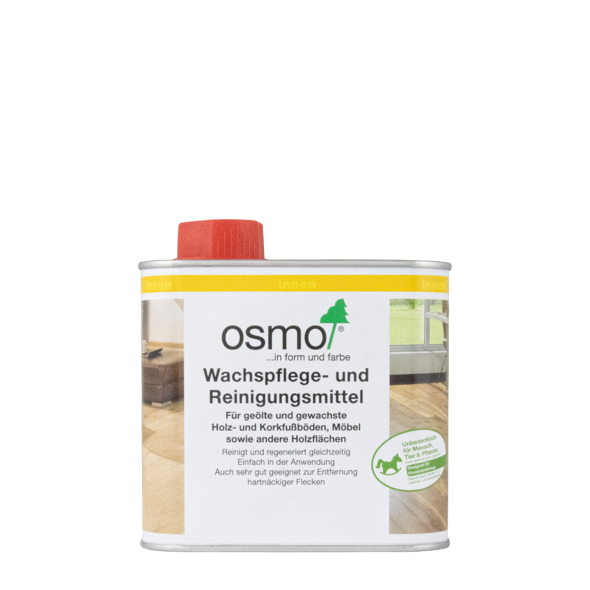 Osmo Wachspflege- und Reinigungsmittel 3029 farblos 1L, Pflegewachs, Reiniger, Pflegemittel, Holzöl