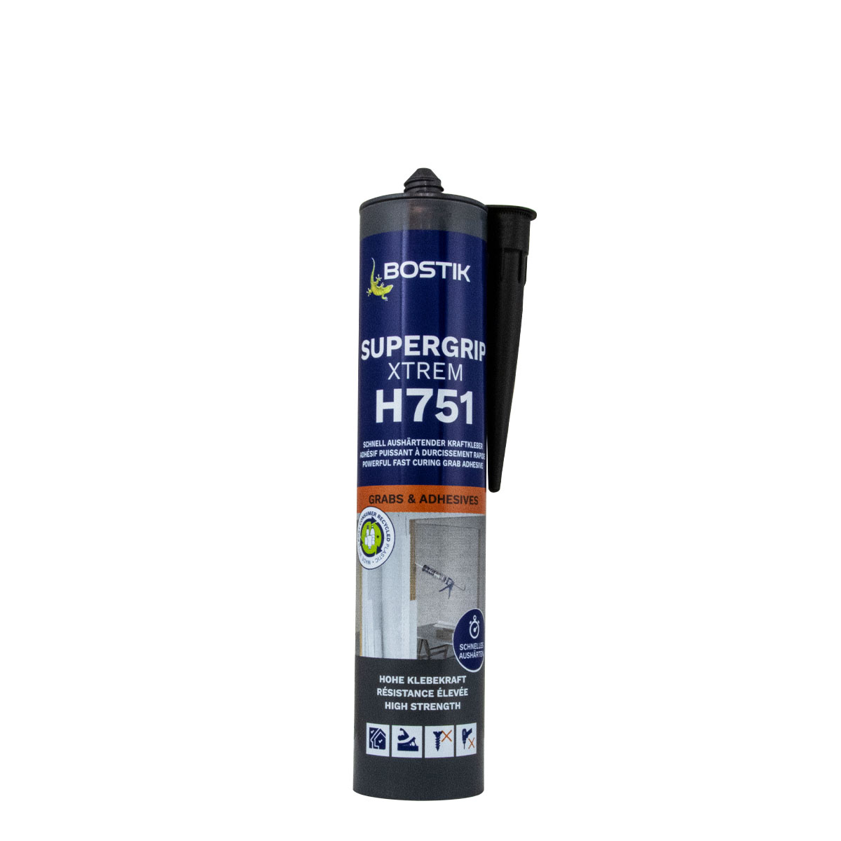 Bostik H751 Supergrip Xtrem 450g weiss, Montagekleber, 1-K-Hybrid-Klebdichtstoff