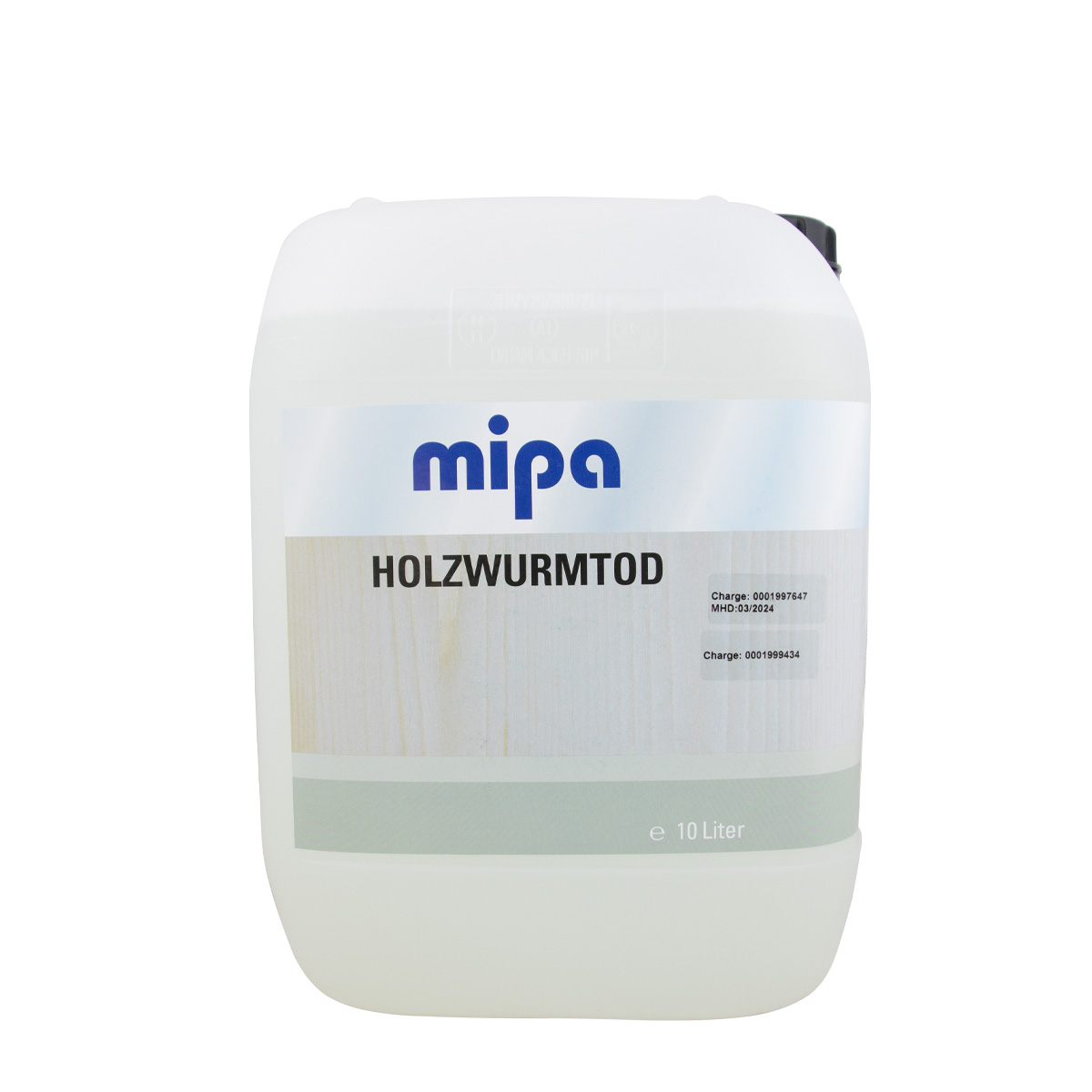 Mipa Holzwurmtod 10L, farbloses Holzschutzmittel, Holzwurmex