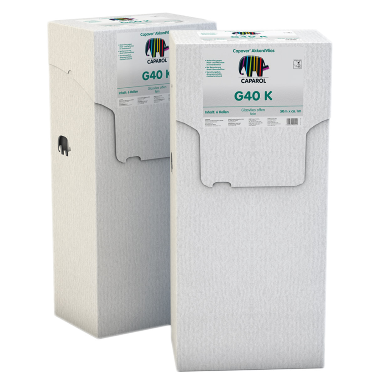 Caparol Capaver AkkordVlies G40K 50m x 1m, Glasvlies