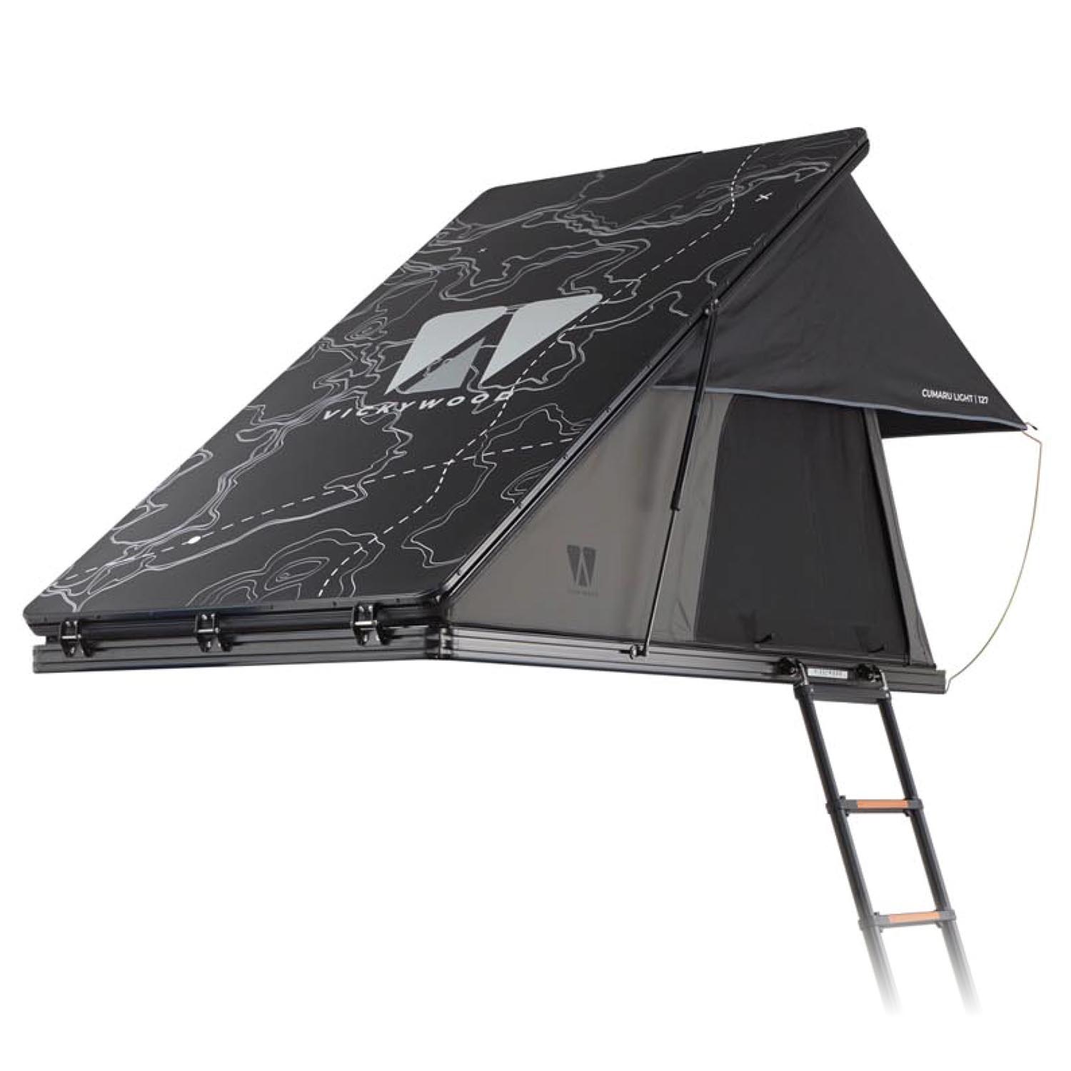 Vickywood Dachzelt Cumaru Light 152 ECO grau Alu Triangle Hartschale