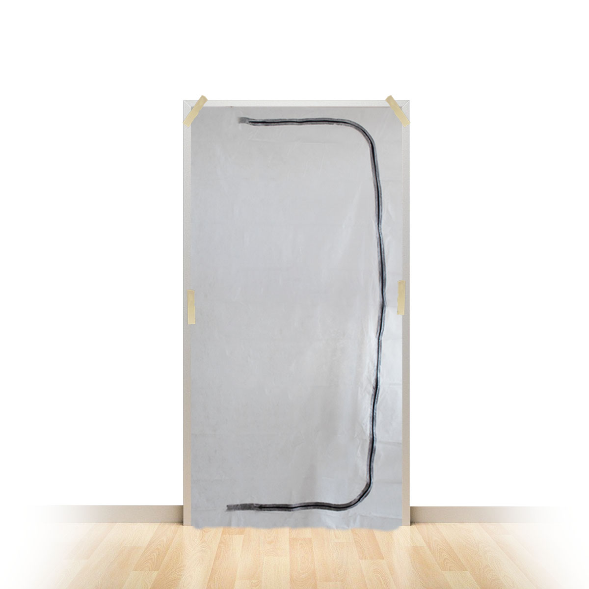 Staubschutztür Vlies 1,20x2,20m C-Form, Staubschutztüre