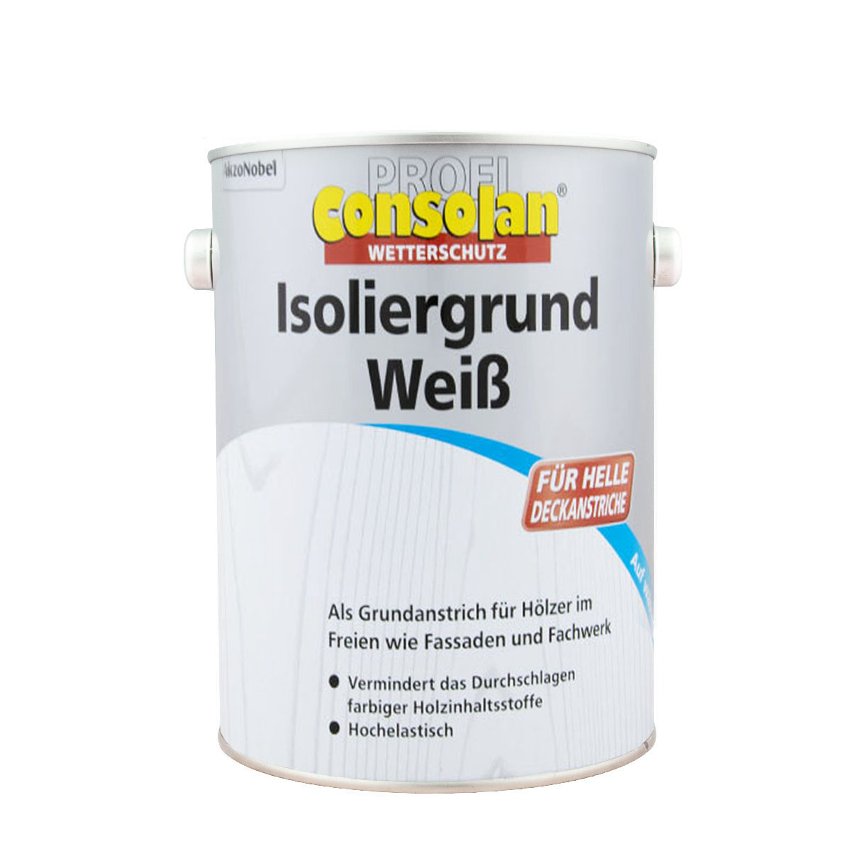 Consolan Profi Isoliergrund Weiß 2,5L, Sperrgrund, deckende Grundierung