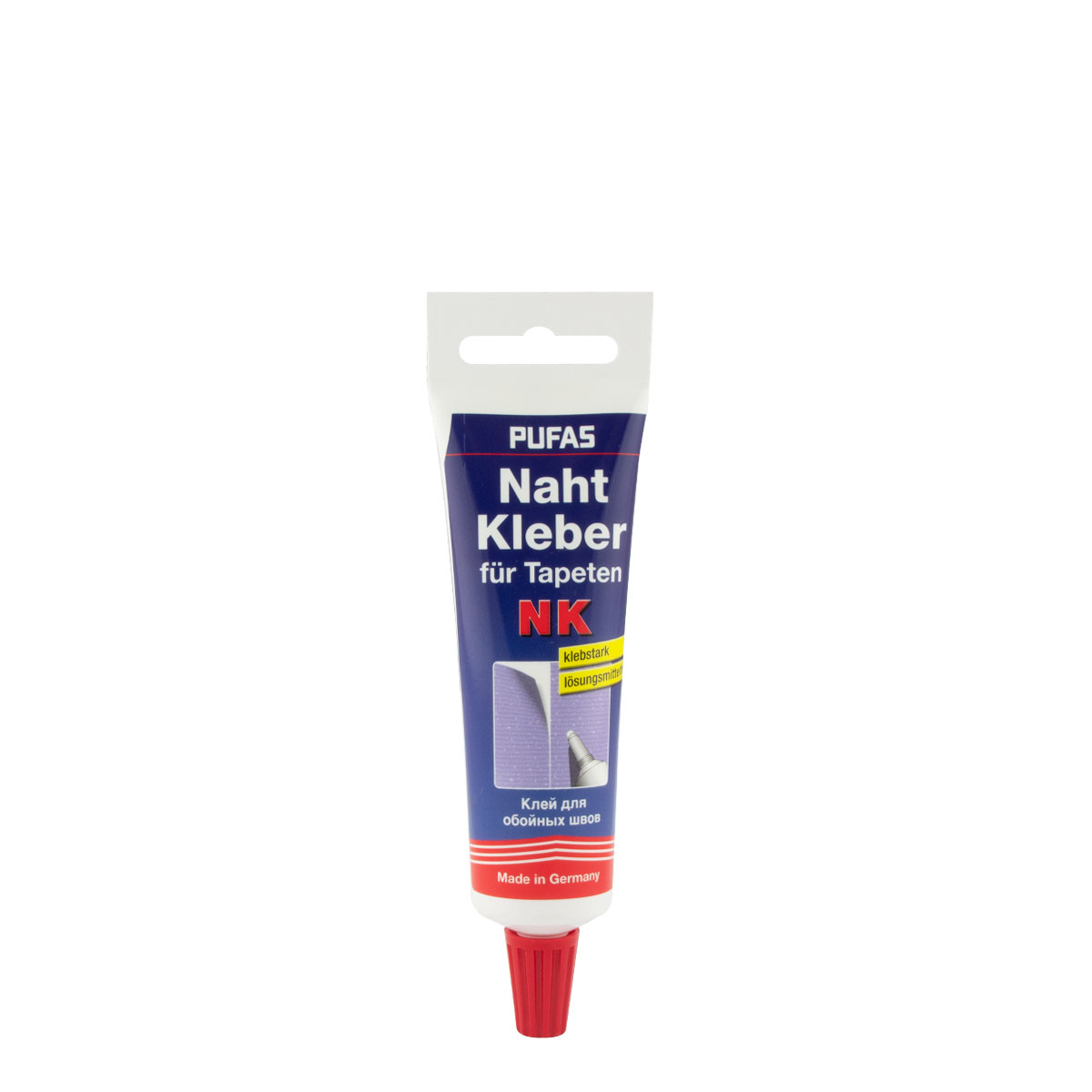 Pufas Nahtkleber für Tapeten NK 60g, Tapeten Reparaturkleber, Dispersionskleber