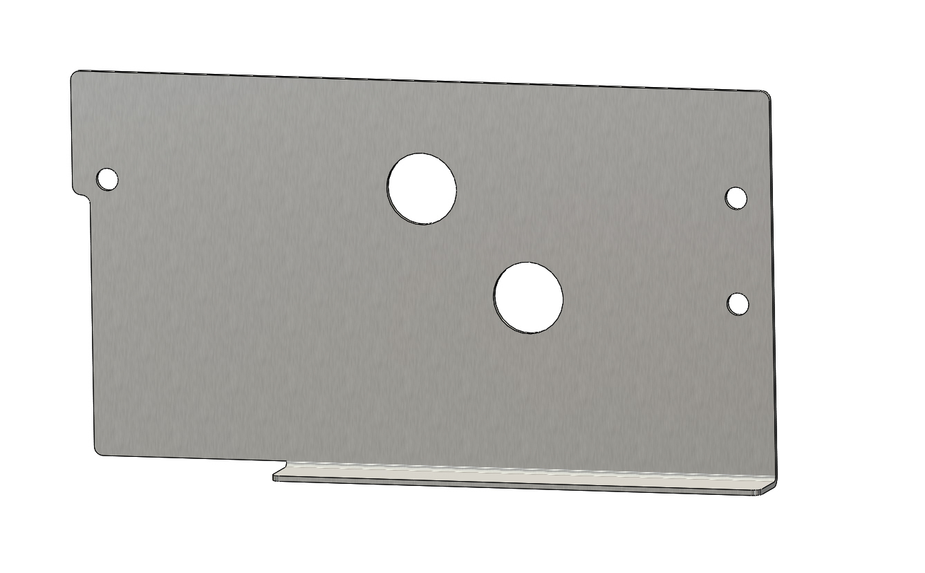 Adapter Montageplatten BPW Vario III IV verstärkt vor der Achse Rangierhilfe 36K