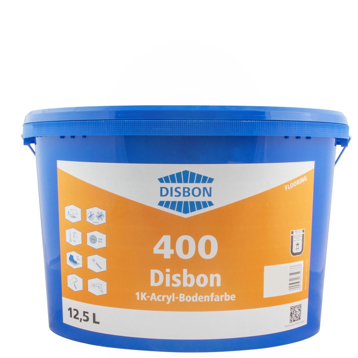 Caparol Disbon 400 5L kieselgrau, Bodenfarbe, Dispersionsfarbe