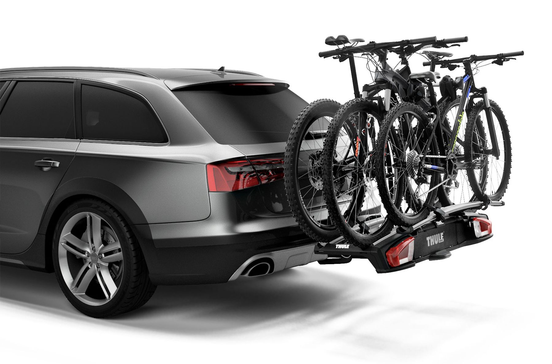 Thule VeloSpace XT 2-Bike Anhängerkupplungs-Fahrradträger schwarz/aluminium
