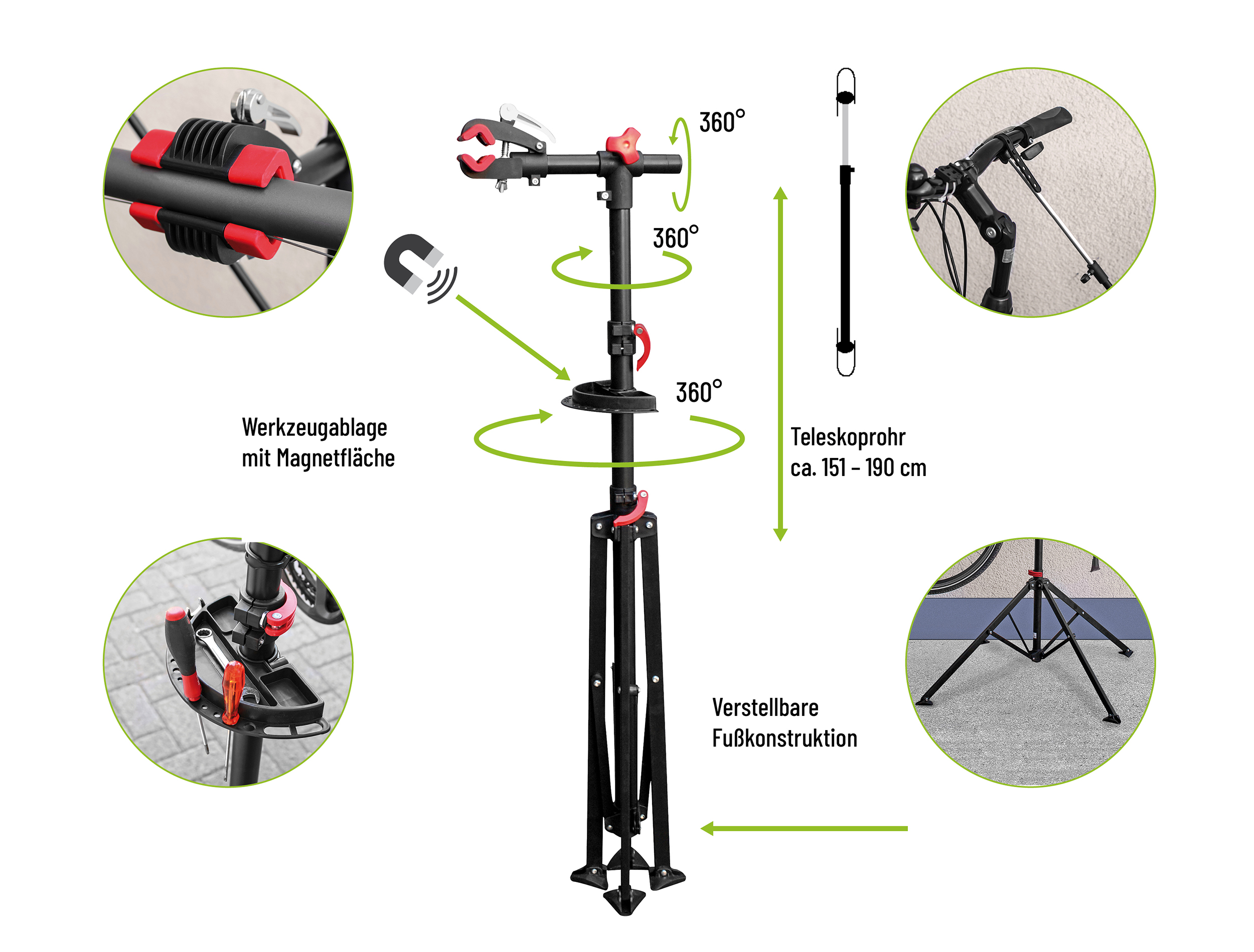 Eufab Fahrrad Momntageständer Reperatur  16414