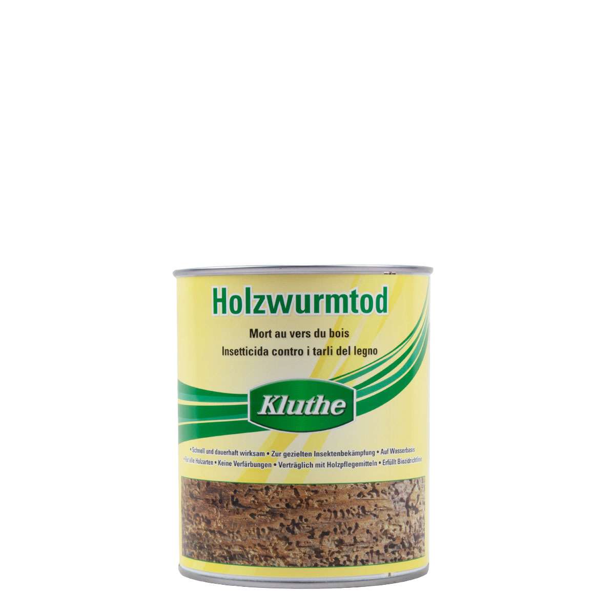 Kluthe Holzwurmtod 750ml, farbloses Holzschutzmittel, Holzwurmex