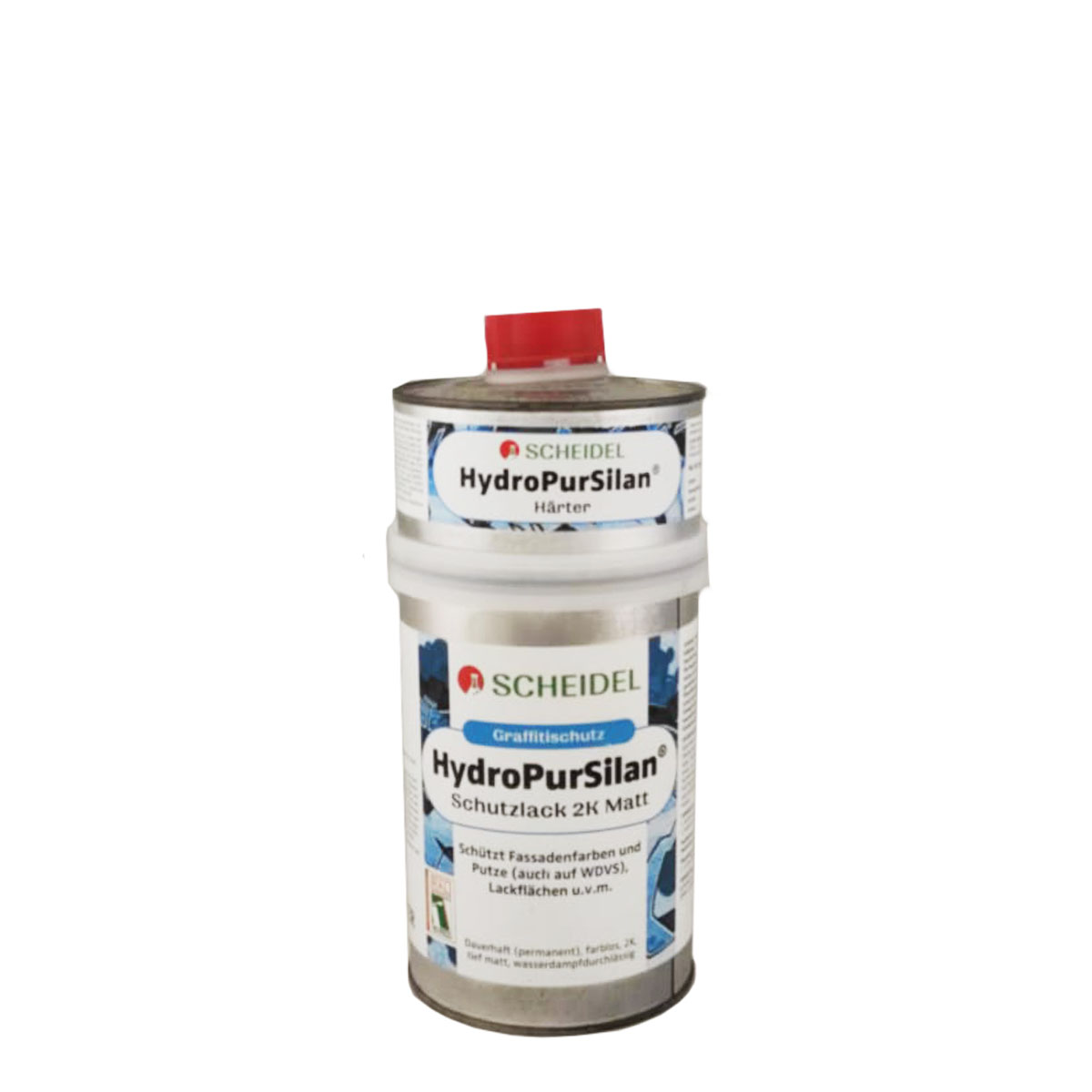 Scheidel HydroPurSilan 5L farbloser 2K-Schutzlack, Anti-Graffiti-Schutz