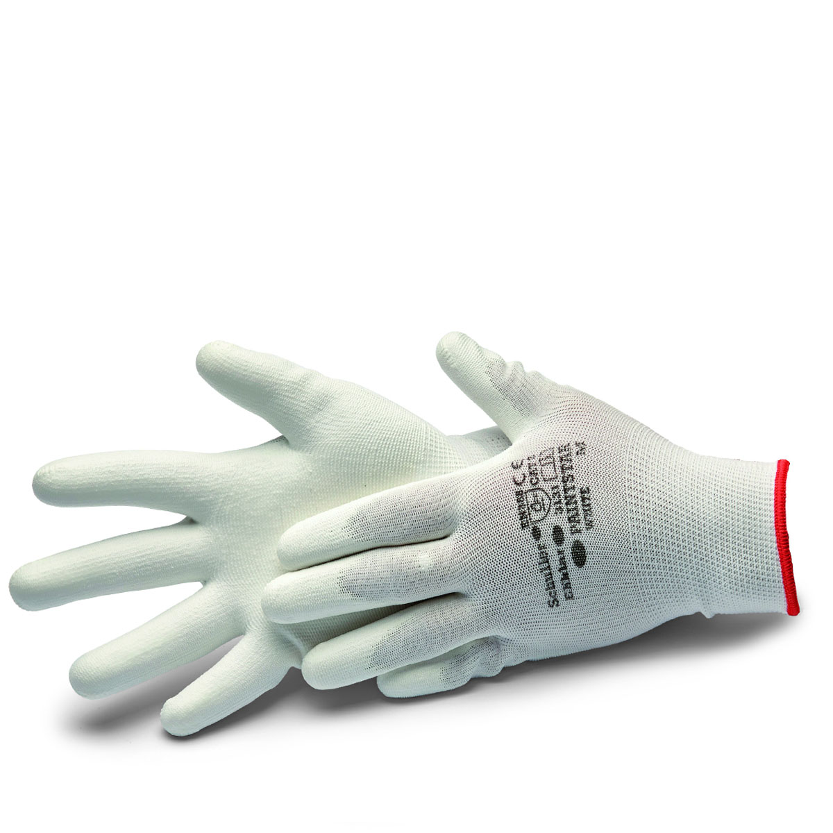 Schuller Handschuhe Paint Star weiß Größe S #42650 Malerhandschuhe, Feinstrickhandschuh