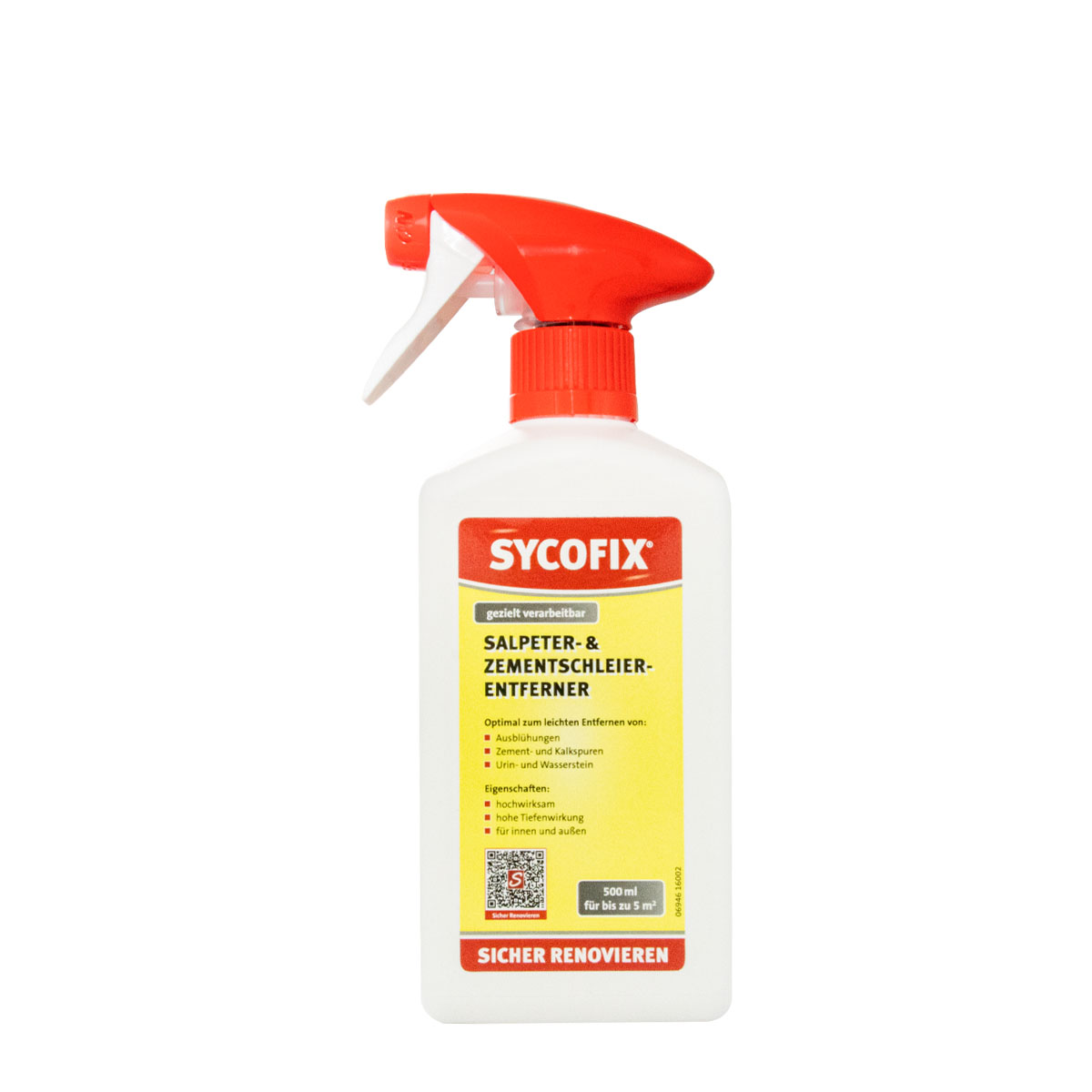 Sycofix Salpeter- und Zementschleierentferner 500ml, Reiniger, Steinreiniger