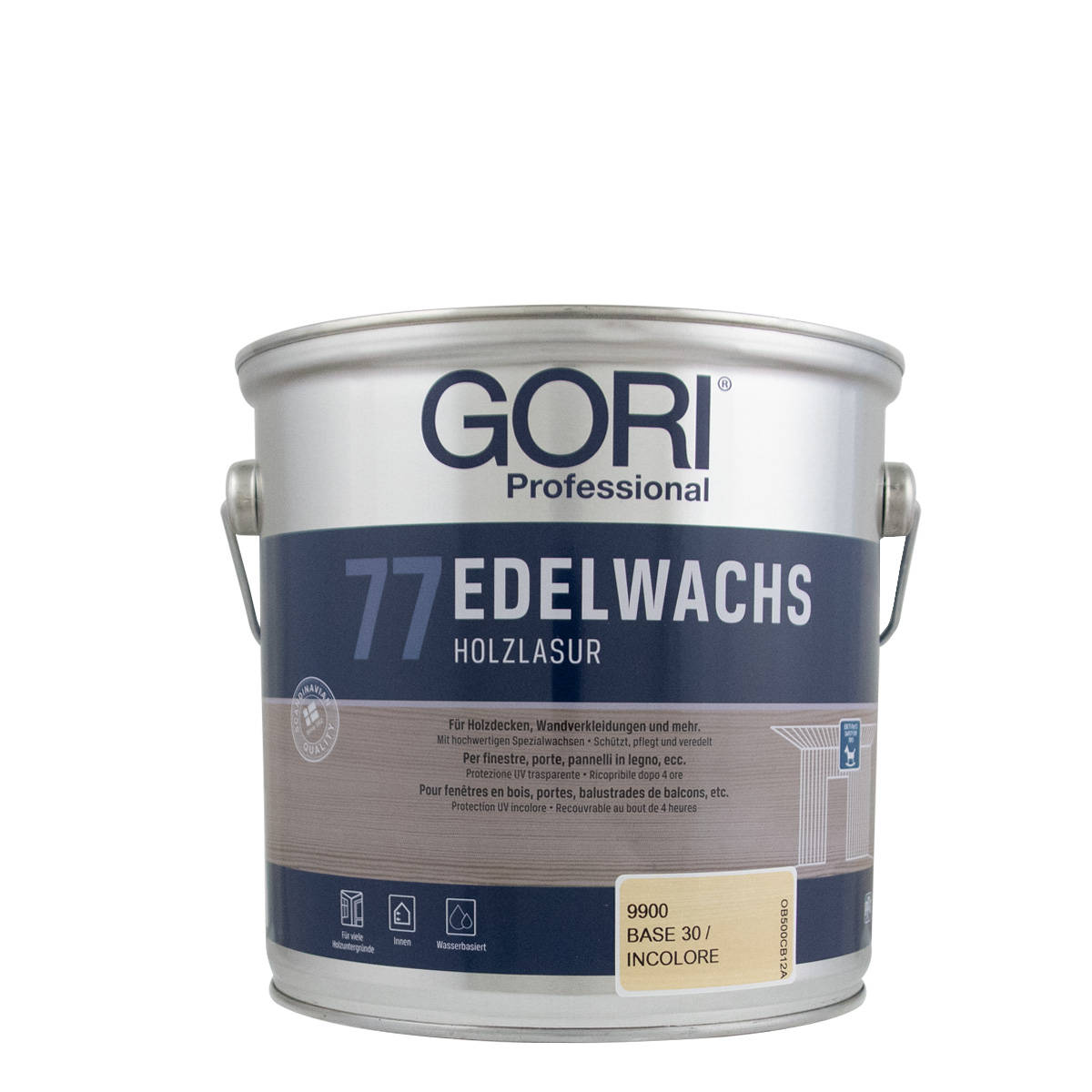 Gori 77 Edelwachs 0,75L farblos, Holzlasur