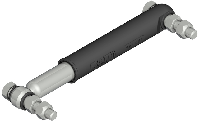Fahrwerksdämpfer Universal KNOTT mit Schraubmaterial vor dem Rad 2Stück