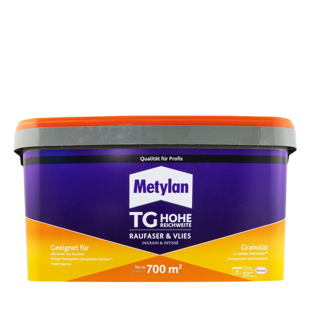 Metylan TG Hohe Reichweite Raufaser & Vlies 500g Granulat, Tapetenkleber, Tapetenkleister, Vlieskleber