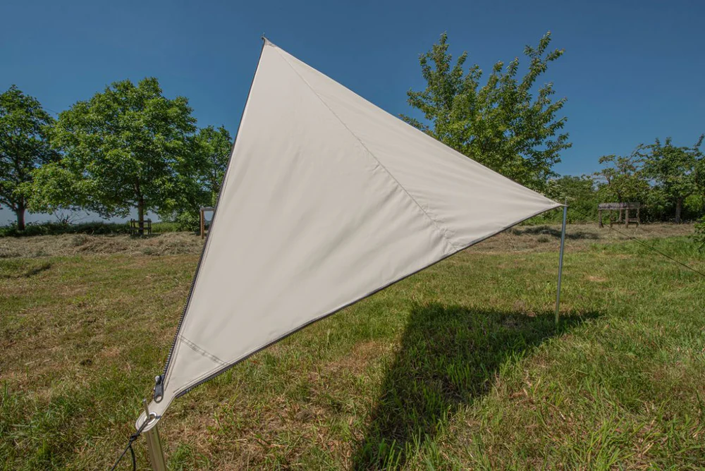 Verbindbares Sonnensegel „Zip-Canvas“ Sand