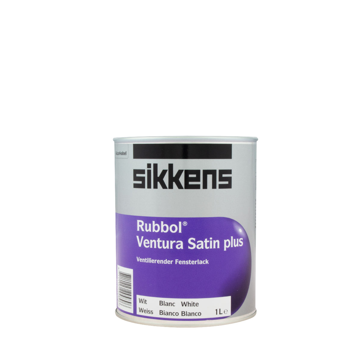 Sikkens Rubbol Ventura Satin (Plus) weiss 1L Seidenglanzlack, Fensterlack