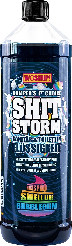 Toilettenflüssigkeit WOSHUP_ Shit Storm Bubblegum